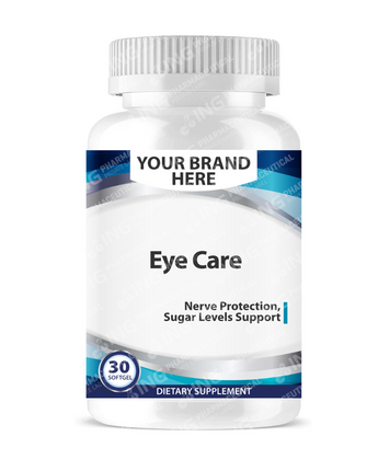 Eye Health Softgels White Label | Alpha Lipoic Acid + Fish Oil + Beta-Carotene + Copper + Lycopene...  - Private Label Softgels Manufacturer