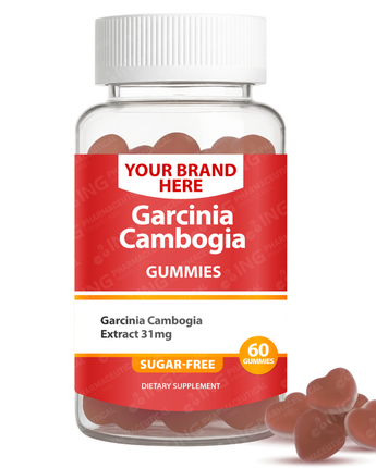Garcinia Cambogia (Sugar-Free) Gummies Private Label (PECTIN) | Appetite Support Gummies  | Private Label Gummy Manufacturer | LOW MOQ FORMULA